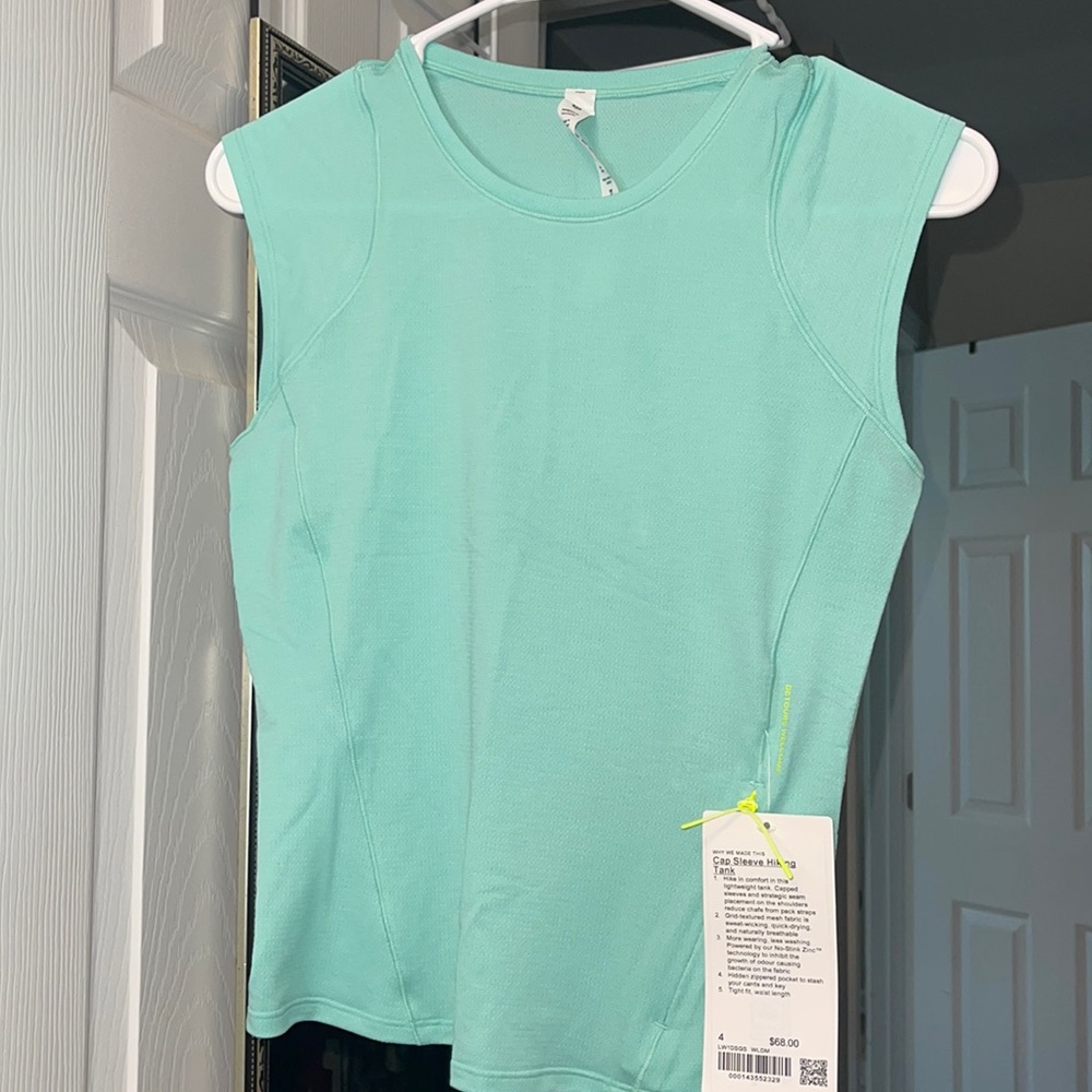Brand new lululemon cap sleeve hiking tank athletica women workout top breathabl